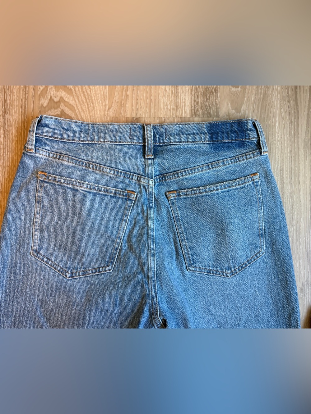 Abercrombie & Fitch Vintage Straight Jeans 29 Extra Short High Rise NWT - Picture 6 of 8